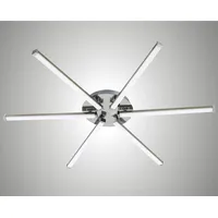 Trango 6 Flammen Sternförmig modern Design LED-Deckenleuchte 3154 Serie