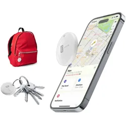 Cellularline Tracy - Designed for iOS, Finder, Weiß, Staubresistent, IP67, Apple