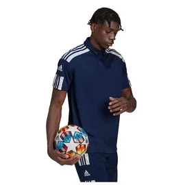 adidas Squadra 21 Kurzarm-poloshirt - Team Navy Blue / White - S