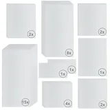 Zelsius Hohlkammerstegplatten Set 36-teilig 6 mm Ersatz Gewächshausplatten | Zelsius