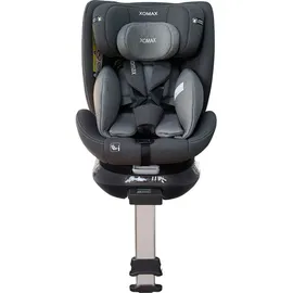 XOMAX G409 Kindersitz drehbar 360°, Standfuß, ISOFIX I mitwachsend I 0-36 kg, 0-12 Jahre, Gruppe 0+/1/2/3, 5-Punkt-Gurt, 3-Punkt-Gurt I Bezug waschbar I ECE R129