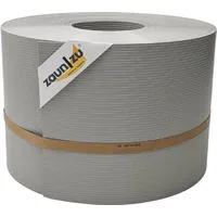 zaunzu® Sichtschutzstreifen 50 m grau Kunststoff
