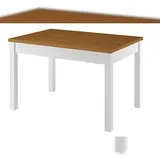 Erst-Holz Zweifarbiger Esstisch 80 x 75 x 120 cm mehrfarbig