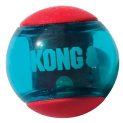 KONG Spielzeug Squeezz Action 3x Red Ball M