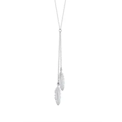 Elli Feder Y-Kette Boho Trend 925 Silber silberfarben Damen 