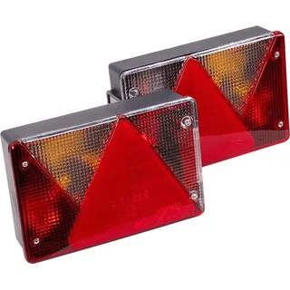 Aspöck Multipoint IV Rückleuchten Set links und rechts 12 V 200 x 136 x 56 mm