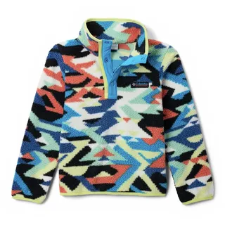 Columbia HelvetiaTM Ii Printed Snap Fleece Mit Halbem Reißverschluss - Compass Blue Reflections / Compass Blue - 6-7 Jahre