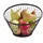 HENDI Obstkorb, abgerundet, ø150x(H)80mm, Schwarz