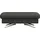 flexlux Pouf Glow Sitzhocker Leder 95 x 81 x 65 cm Grau