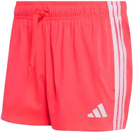 adidas 3-Streifen Badeshorts Solar Turbo/White S