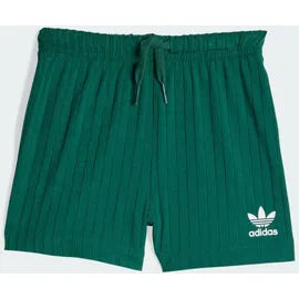 adidas Shorty REGULAR WIDE RIB SET MIT SHORTS UND T-SHIRT Grün 86