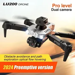 2024 Neue LU200 Drohne HD Luftaufnahmen WIFI Optische Flusspositionierung Vierwege-Hindernisvermeidung Quadcopter Spielzeug Geschenk Kinder