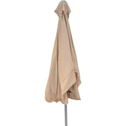 Merxx Schirm 160 x 230 cm, 38 mm Rohr, beige