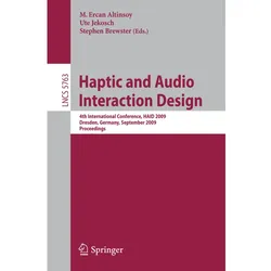 Haptic and Audio Interaction Design, Fachbücher von Ute Jekosch, M. Ercan Altinsoy, Stephen Brewster