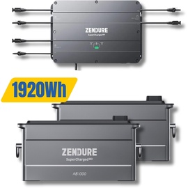 Zendure SolarFlow Set 1,92 kWh 2 x AB1000 inkl. Hub2000
