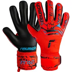 REUSCH Torwarthandschuhe Attrakt Grip Evolution, bright red / future blue / black, 9