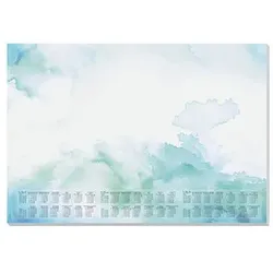 SIGEL Schreibtischunterlage DESIGN blau/grün 30 Blatt