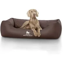 Knuffelwuff Hundebett Madison XL 105 x 75 cm braun