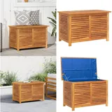 Vidaxl - Gartenbox mit Lüftungsschlitzen 90x50x56 cm Massivholz Akazie - Holz Gartenbox - Gartenaufbewahrung - Outdoor Box - Gartenmöbel