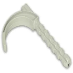 100 Stück Rohrhaken / Dübelhaken, verschiedene Größen (Ausführung: 6 x 70 mm- Rohre bis 25 mm)
