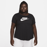 Nike Sportswear Essentials Damen-T-Shirt mit Logo - Schwarz, 2X