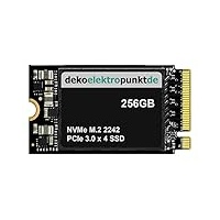 dekoelektropunktde 256GB SSD M.2 2242 NVMe PCIe 3.0 x 4 passend für Lenovo ThinkBook 14 IIL