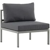 gardenson Loungesessel Copacabana Grau/Grün 70 x 65 x 74 cm
