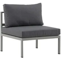 gardenson Loungesessel Copacabana Grau/Grün 70 x 65 x 74 cm