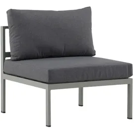 gardenson Loungesessel Copacabana Grau/Grün 70 x 65 x 74 cm