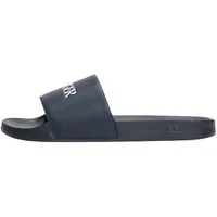 Tommy Hilfiger Herren Badeschuhe Print Tumble mit Logo, Blau