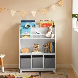 SoBuy Kinderregal KMB34 63 x 80 x 28 cm MDF weiß