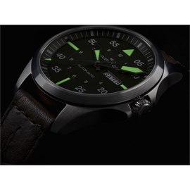 Hamilton Khaki Aviation Pilot Day Date Automatik Braun/Grün