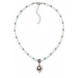 Allgäu Rebell Collier Marisa Weiß / Glas