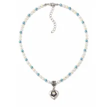 Allgäu Rebell Collier Marisa Weiß / Glas