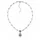 Allgäu Rebell Collier Marisa Weiß / Glas