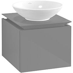 Villeroy & Boch Legato Waschtischunterschrank B56500FP 45x38x50cm, Glossy Grey