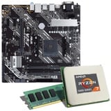 Mainboard Bundle | AMD Ryzen 7 5700X 8x3400 MHz, ASUS Prime B450M-K II, 16 GB DDR4-RAM, 1x M.2 Port, 6X SATA 6Gb/s, USB 3.2 Gen2 | Tuning Kit | CSL PC Aufrüstkit