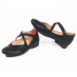 THINK! Damen GUAD2 chromfrei gegerbte nachhaltige Halbschuhe, schwarz 0000