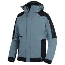 Wetter- und Kälteschutz-Softshelljacke WALTER, grau/schwarz, Größe 2XL - grau/schwarz - 2XL
