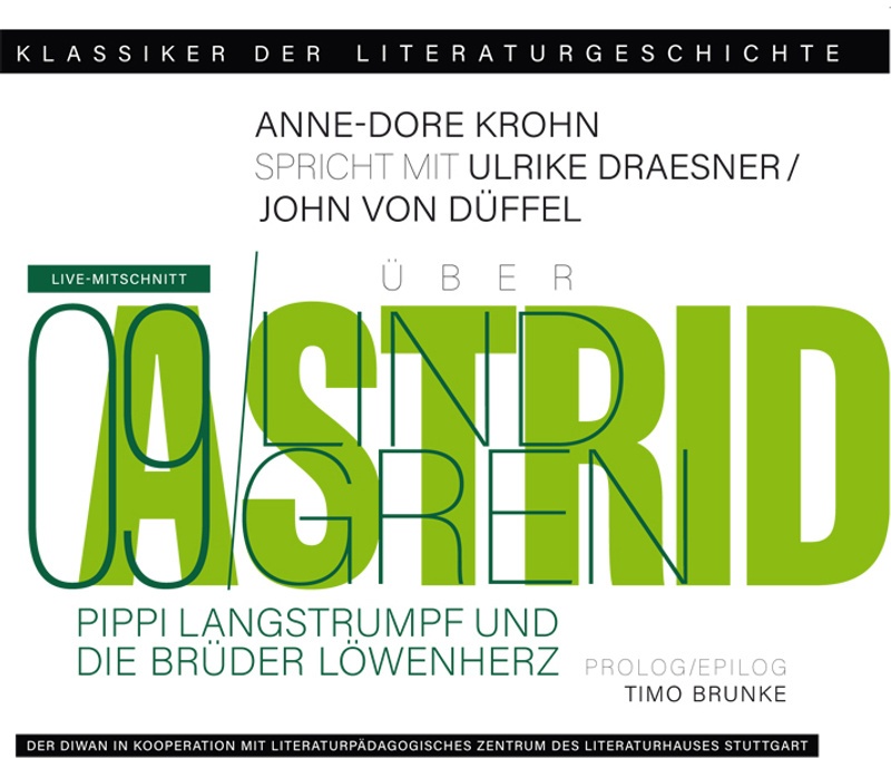 Ein Gespräch Über Astrid Lindgren - Pippi Langstrumpf Und Die Brüder Löwenherz,1 Audio-Cd - Astrid Lindgren (Hörbuch)