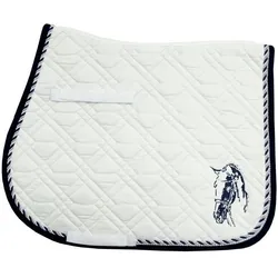 Schabracke IRHPisa white/navy WARMBLUT