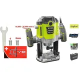 Ryobi Oberfräse RRT 1600-K  mit Spannzangen 6/ 8 mm  + Koffer