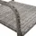 vidaXL Garten-Essgruppe 3-tlg. Grau