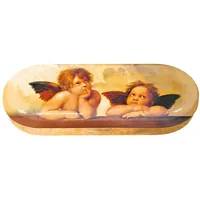 Fridolin 18756 Brillenetui Raffael - Angel, Metall, bunt, 16 x 2,8 x 6,6 cm