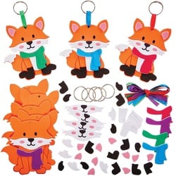 Schlüsselanhänger Fuchs, 8 Stück (Pro Set 8)