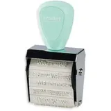 Trodat Motivstempel Creative Mini, 3 x 0,5 cm, mit 12 Motiven, Beste Wünsche