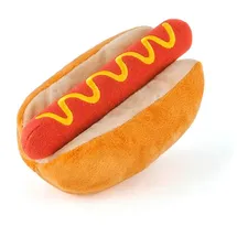 P.L.A.Y. Hot Dog Plüschspielzeug braun