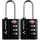 Vaude TSA Combination Lock II - STK / silver/black, Einheitsgröße