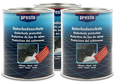 Presto 3x 1,3kg Unterbodenschutz Bitumen [Hersteller-Nr. 603253]
