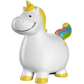LEONARDO 4er-Set Leonardo Spardose Bambini - Einhorn Keramik Bunt